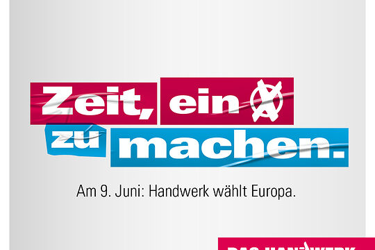 Kampagnenmotiv zur Europawahl 2024